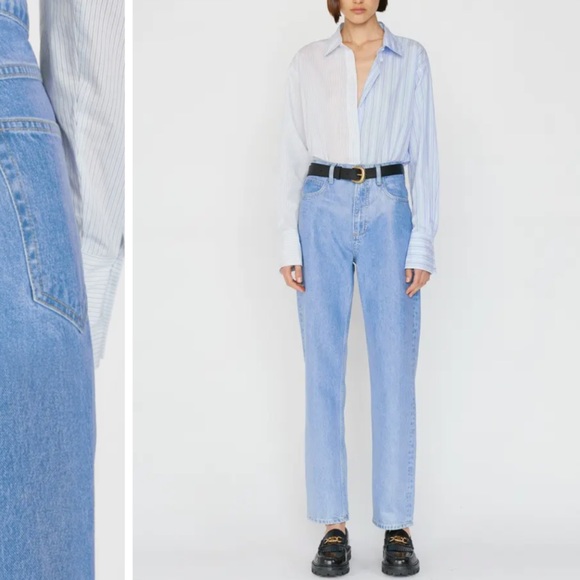 FRAME Le High 'N' Tight Straight Leg Jeans - Picture 2 of 4